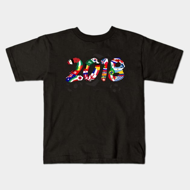 2018 World Cup - 32 Teams Kids T-Shirt by hybridgothica